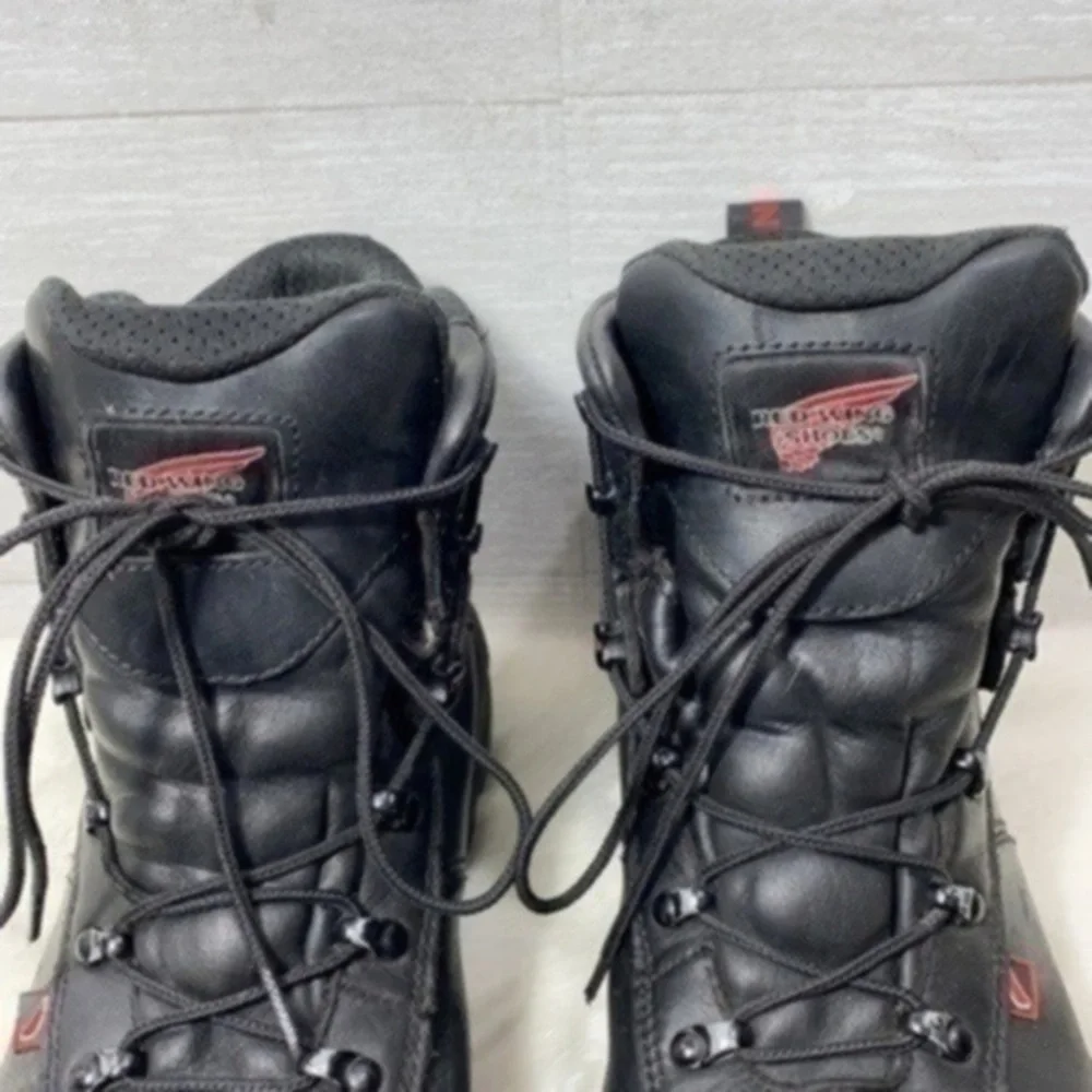 Red Wing shoes MEN'S 6-INCH WATERPROOF SAFETY TOE BOOT Size 13 color Black